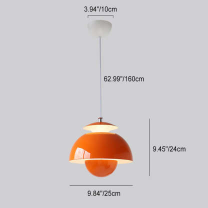 Nordic Iron Aluminum Flower Bud LED Pendant Light