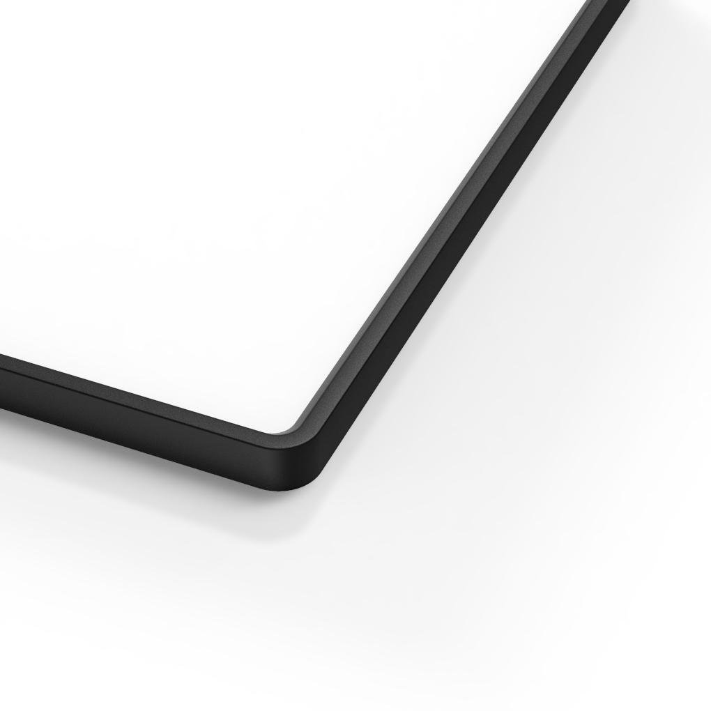 Modern Flat Industrial Black Flush Mount Ceiling Lights for Kitchen Dining Room Lighting-Lighom