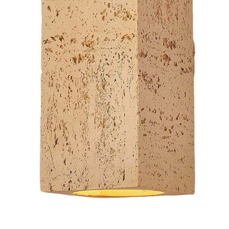 Retro Wabi-Sabi Hand-Sculpted Column LED Sconce