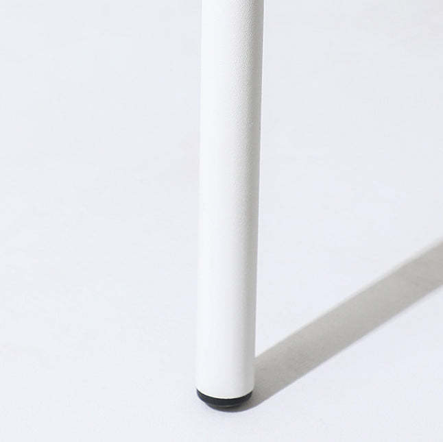 Nordic Velvet Metal Round-Back Vanity Stool