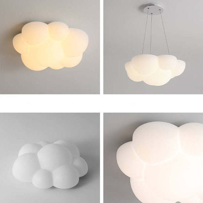 Minimalist Cat Claw Cloud Kids LED Flush Mount