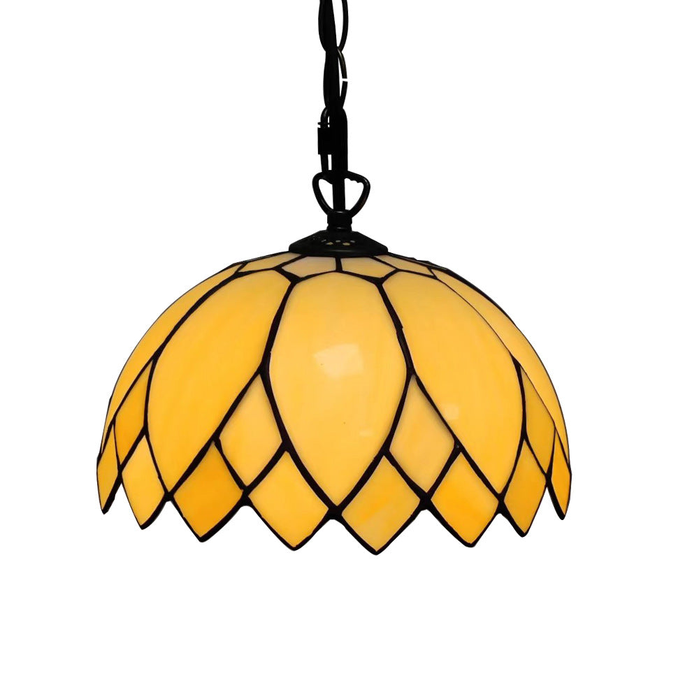 Tiffany European Milk White Glass Dome Pendant Light