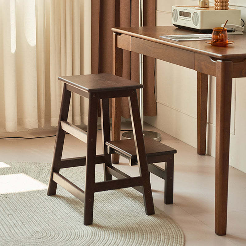 Minimalist Wooden Backless Bar Stool