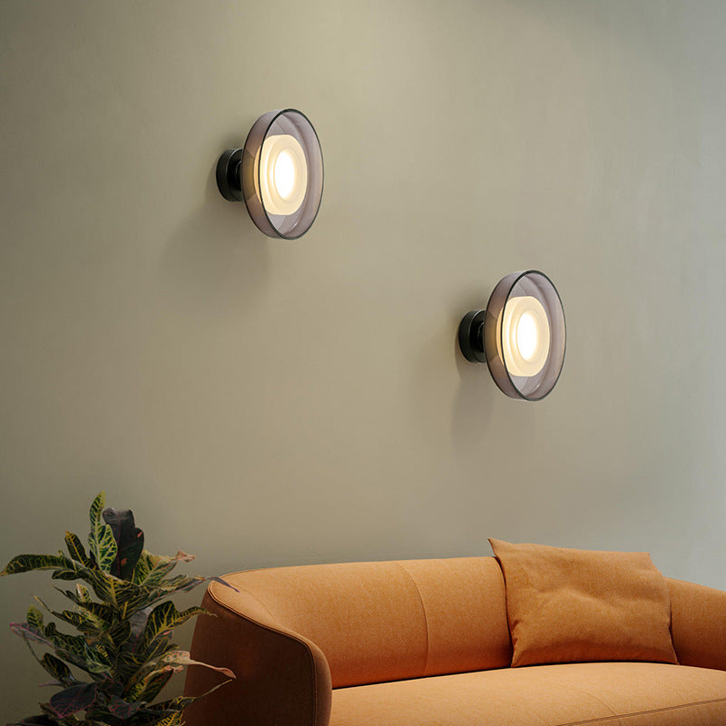 Nordic Vintage Glass LED Sconce