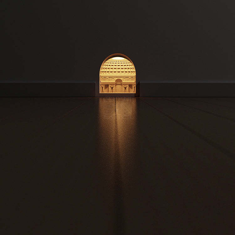 Pantheon Plaster Sensor LED Recessed Wall Sconce Night Light