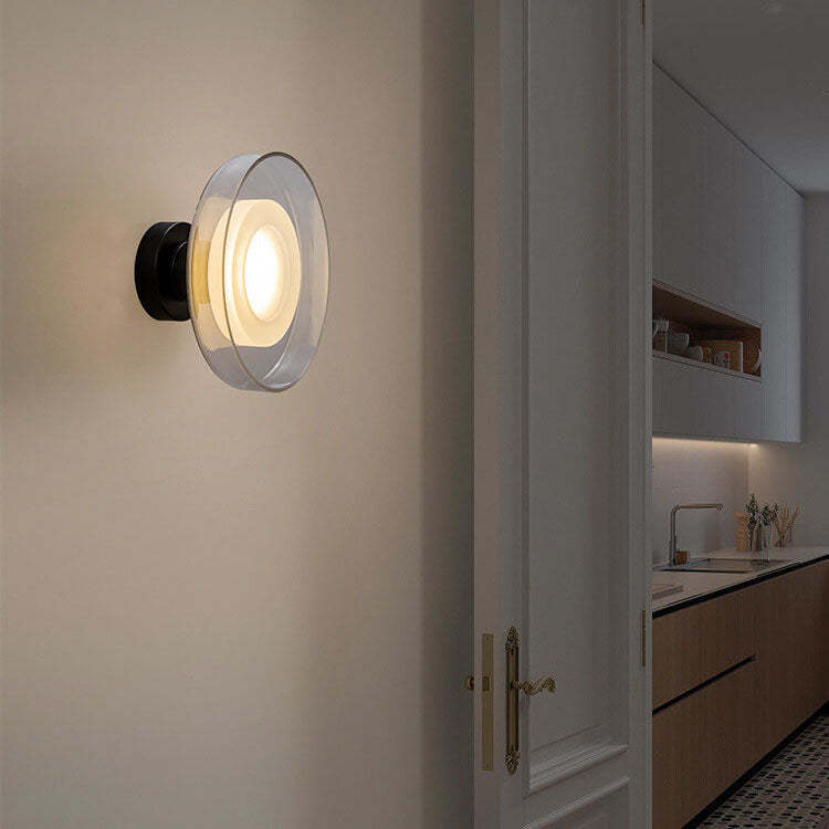 Nordic Vintage Glass LED Sconce