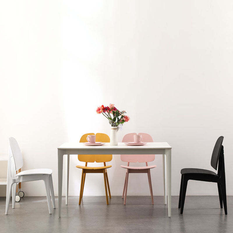 Scandinavian Plastic Steel Dining Chair