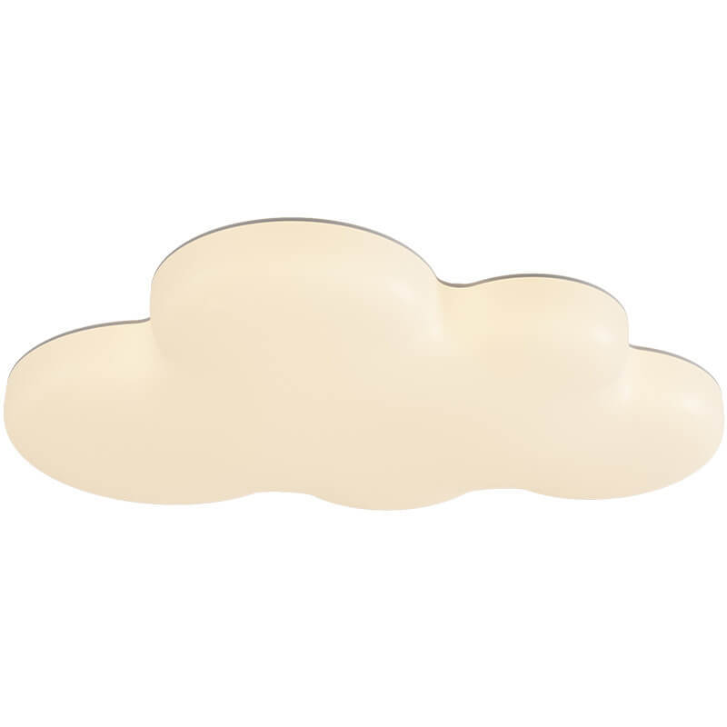 Modern White Cloud Iron Acrylic LED Flush Mount Light