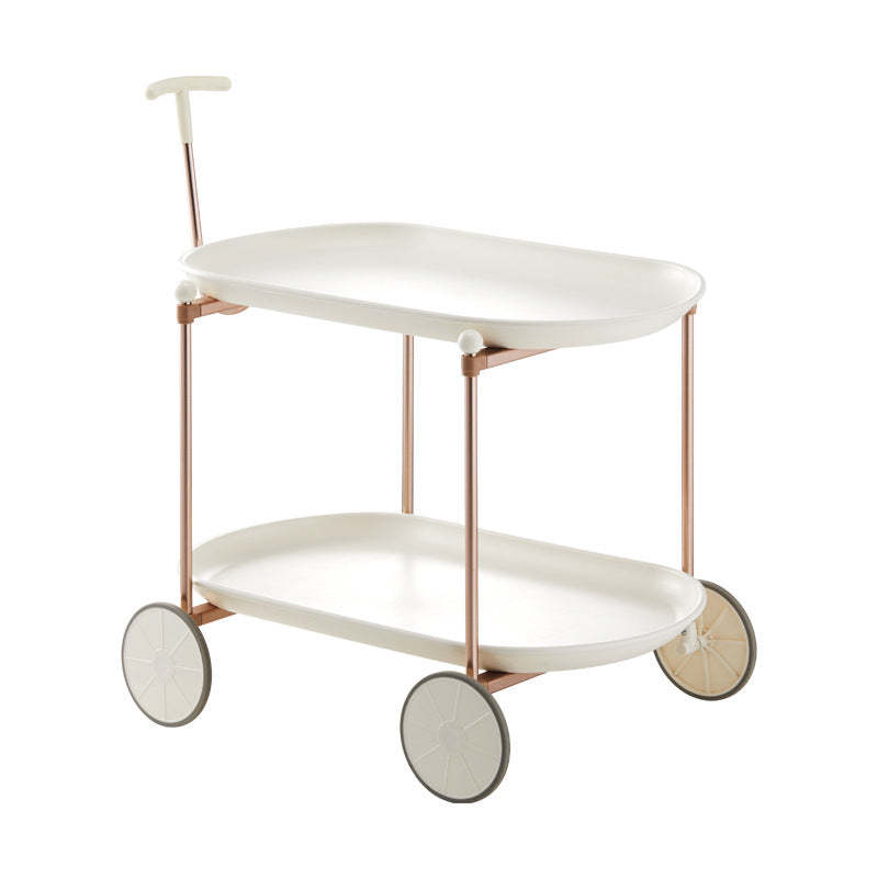 Nordic Oval Aluminum End Table