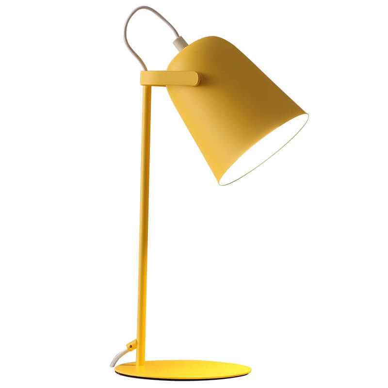 Nordic Macaron Iron Bucket Table Lamp