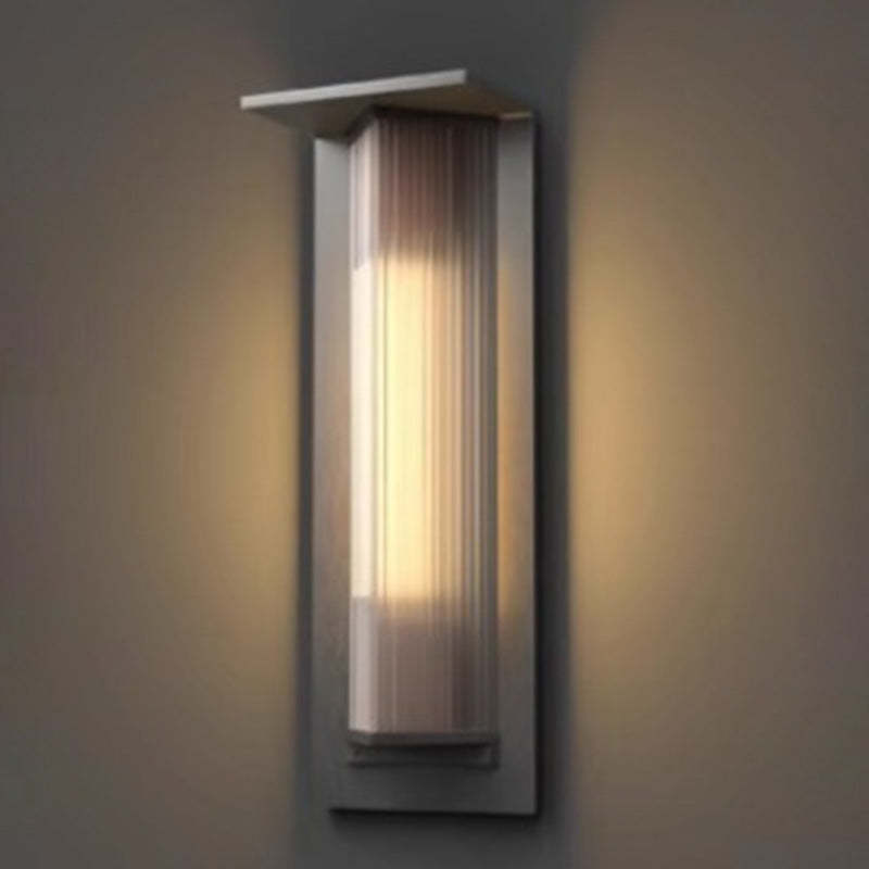 Modern Solar Stainless Steel Glass Prism Wall Sconce