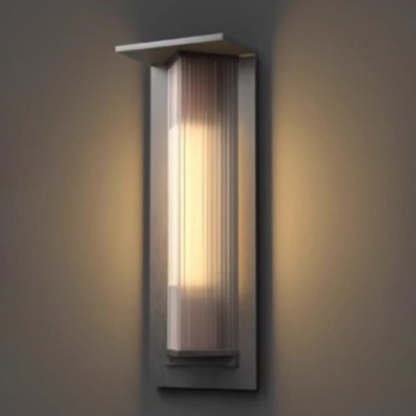 Modern Solar Stainless Steel Glass Prism Wall Sconce