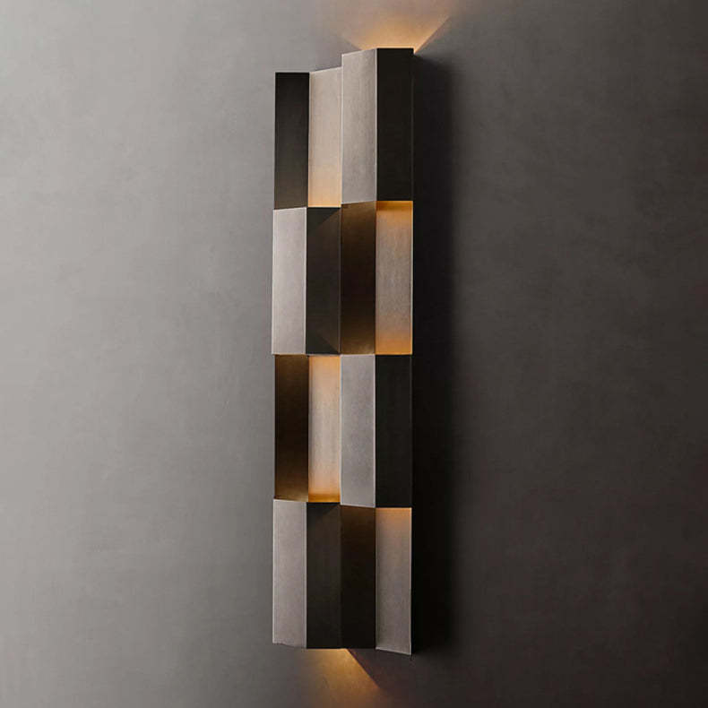 Retro Aluminum Rectangular LED Wall Sconce