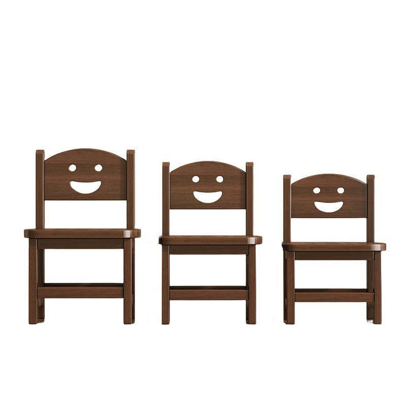 Vintage Smile Wood Curved Dining Chair