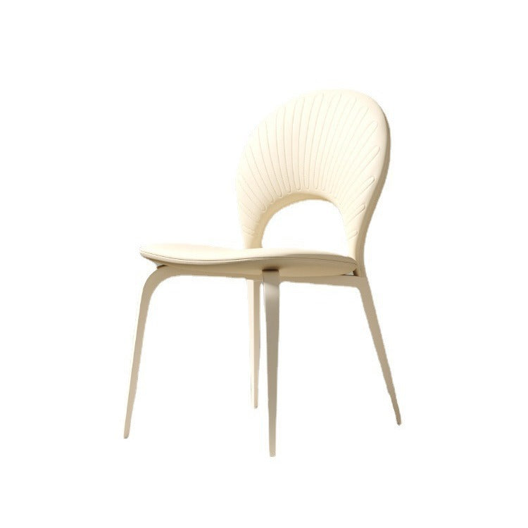 Nordic Faux Leather Steel Dining Chair