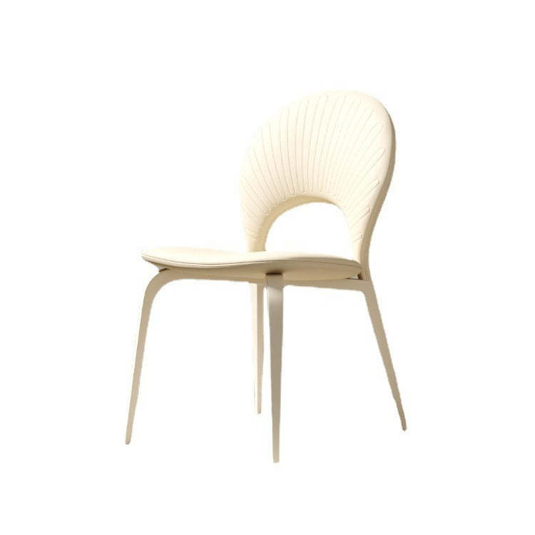 Nordic Faux Leather Steel Dining Chair