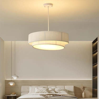 Scandinavian Iron Acrylic Fabric 4/5-Light Pendant