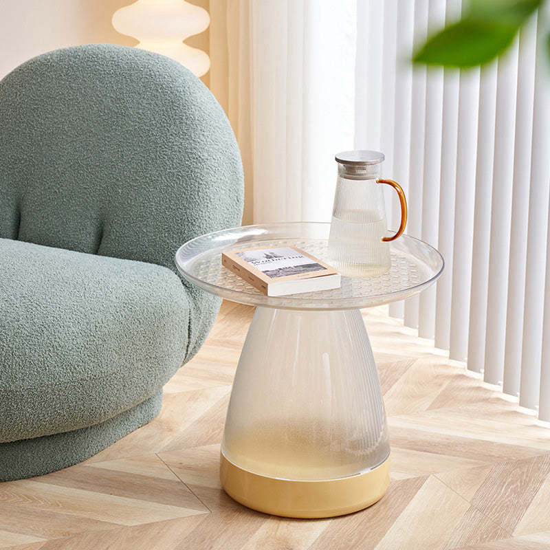 Contemporary Cone Plastic PET Coffee Table