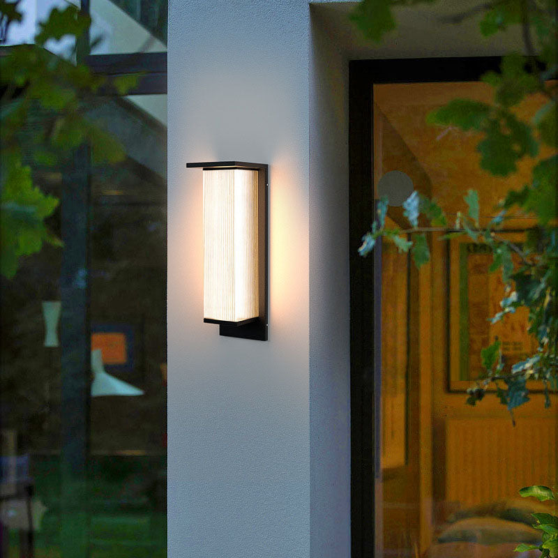 Minimalist Solar Stainless Steel Wall Sconce