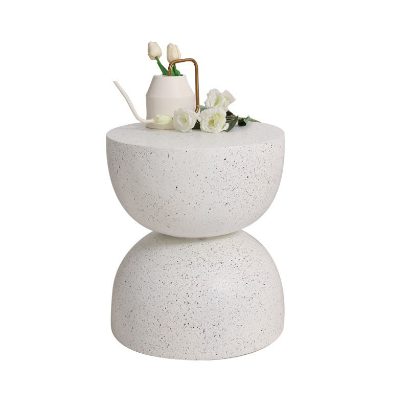 Nordic Round Magnesium Oxide End Table