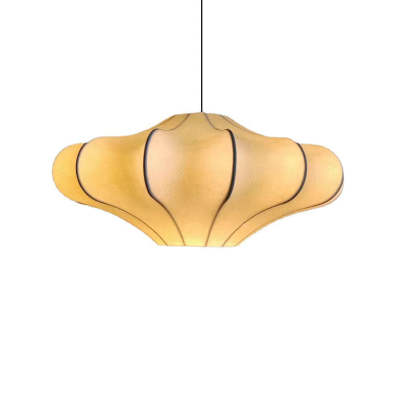 Nordic Wrought Silk Lantern Pendant Light