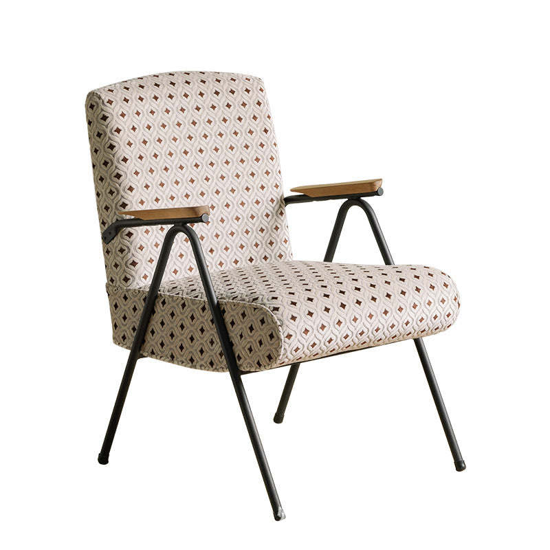 Iron Fabric Accent Chair