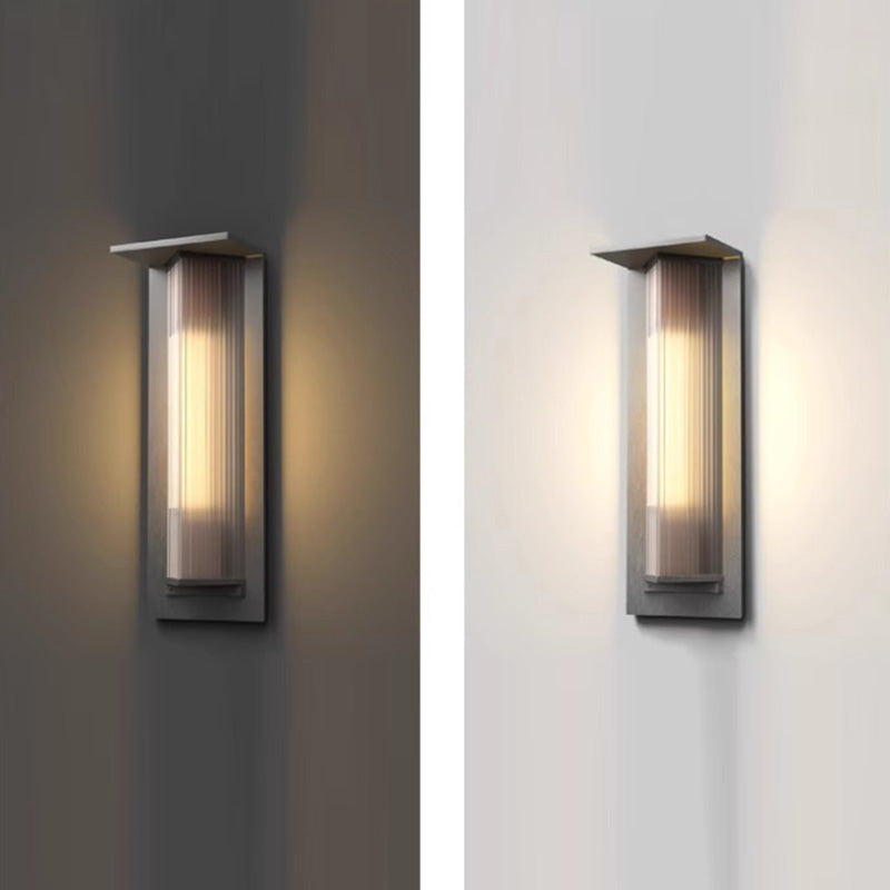 Modern Solar Stainless Steel Glass Prism Wall Sconce