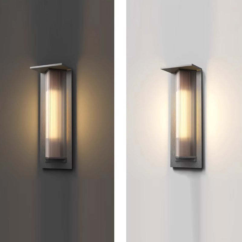 Modern Solar Stainless Steel Glass Prism Wall Sconce