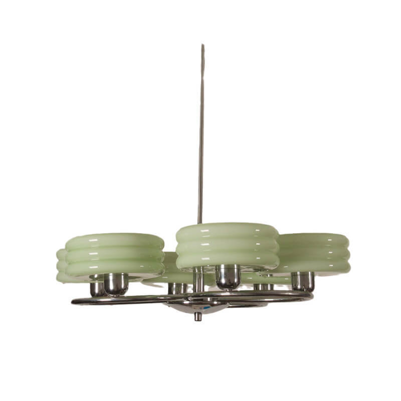 Chrome modern circle chandeliers