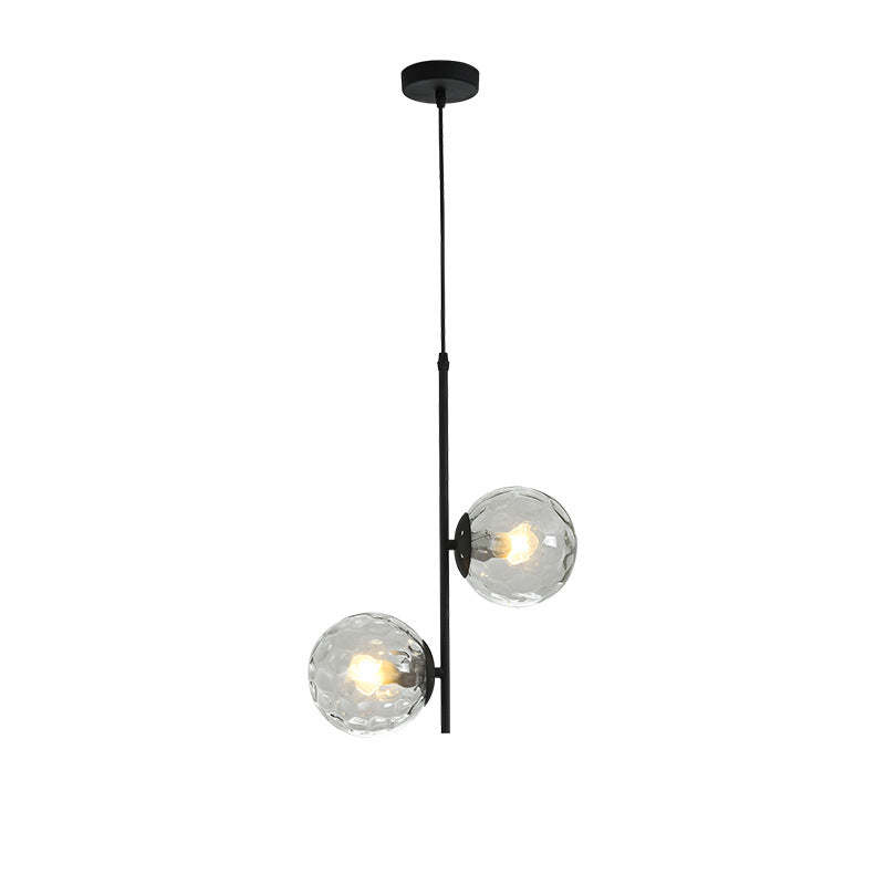 Nordic Minimalist Glass Ball Branch Chandelier
