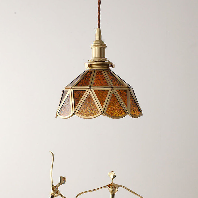 Brass nordic water pattern pendant lighting