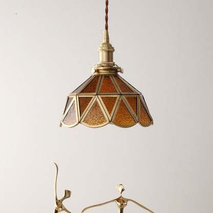 Brass nordic water pattern pendant lighting