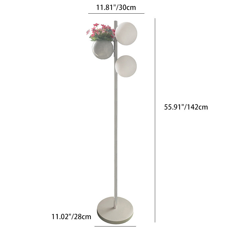 Flowerpot Globe LED Waterproof Floor Lamp