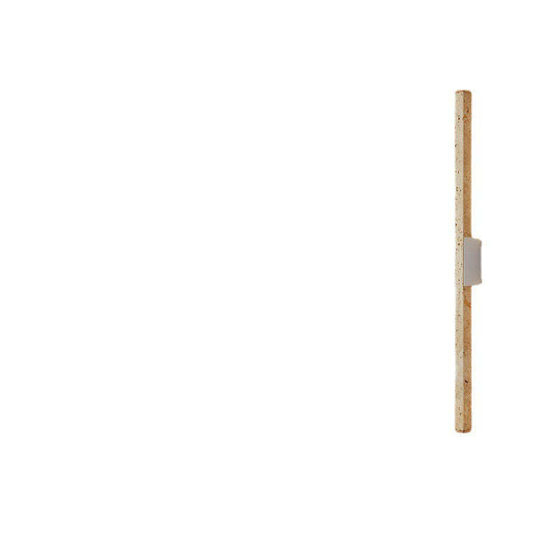 Japanese Wabi-Sabi Yellow Travertine Long Wall