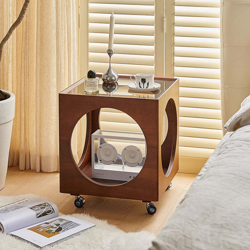 Nordic Wood 2-Tier End Table