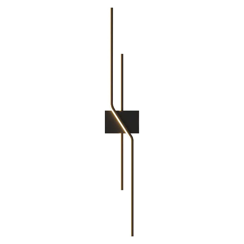 Minimalist Aluminum Geometric Straight Line LED Sconce