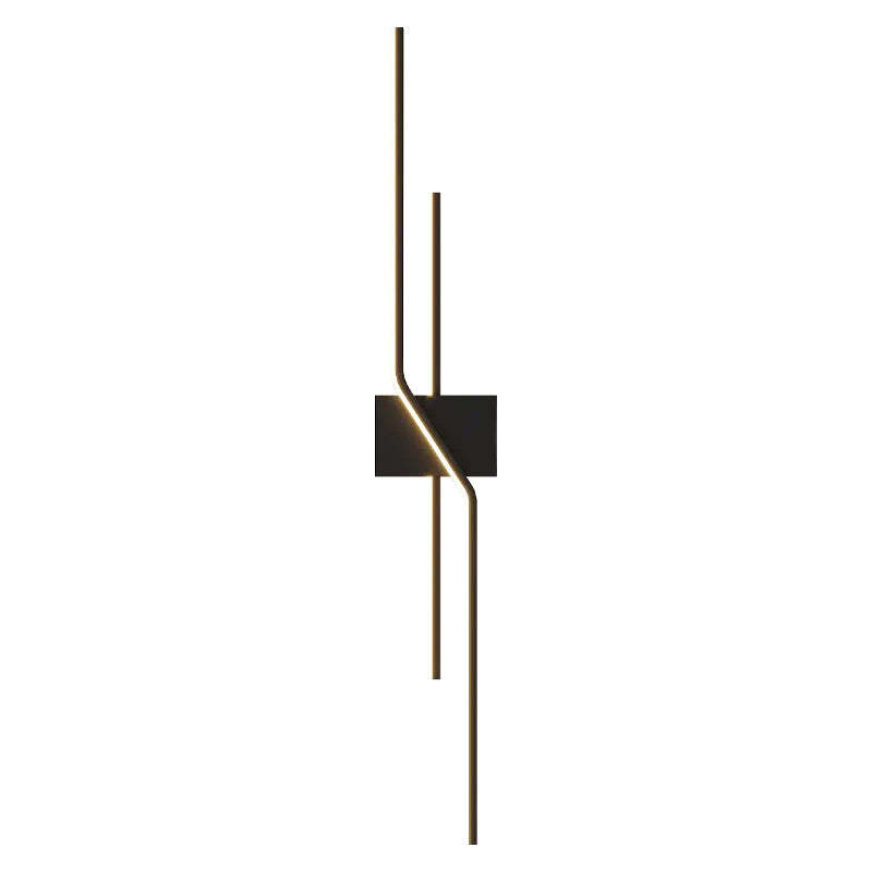 Minimalist Aluminum Geometric Straight Line LED Sconce
