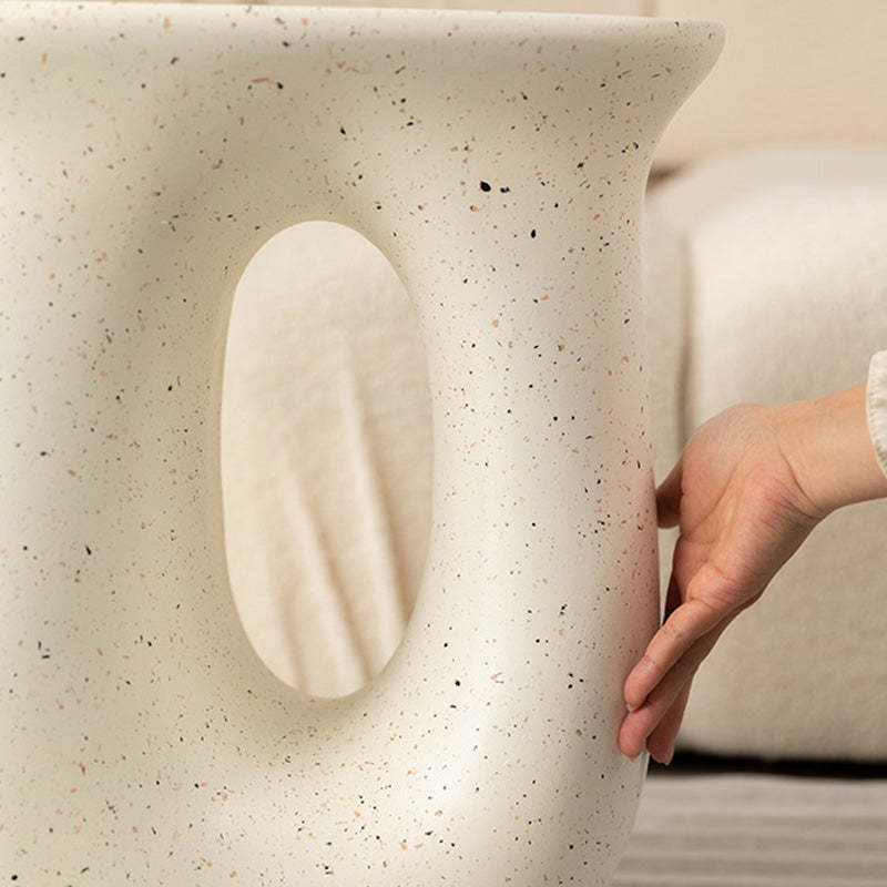 Contemporary U-Shape Resin Coffee Table