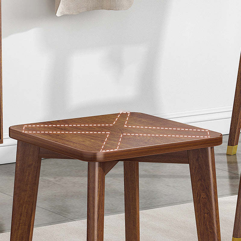 Chinese Wood Stackable Low Stool
