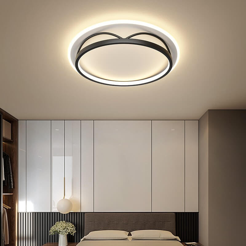 Nordic Minimalist Geometric Art LED Flush Mount Light — Pentagon / 3 Colors Changeable (Warm/Neutral/White) / 110V-120V For US/CA
