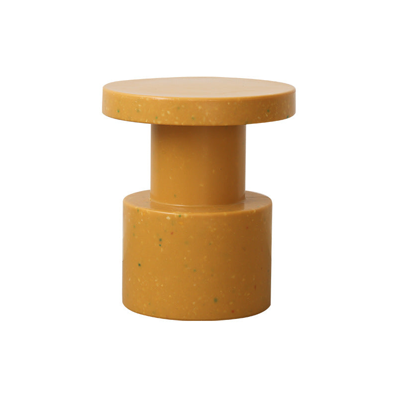 Scandinavian Round End Table