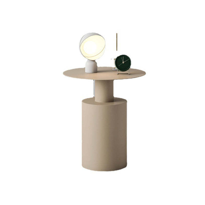 Minimalist Cylinder Iron Bedside Nightstand