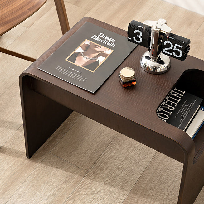 Minimalist Square Wood Coffee Table