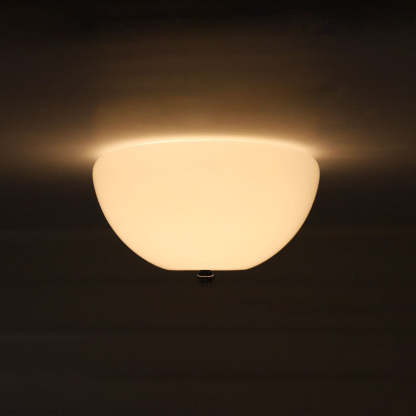 Nordic Iron Round Glass 4-Light Flush Ceiling Light