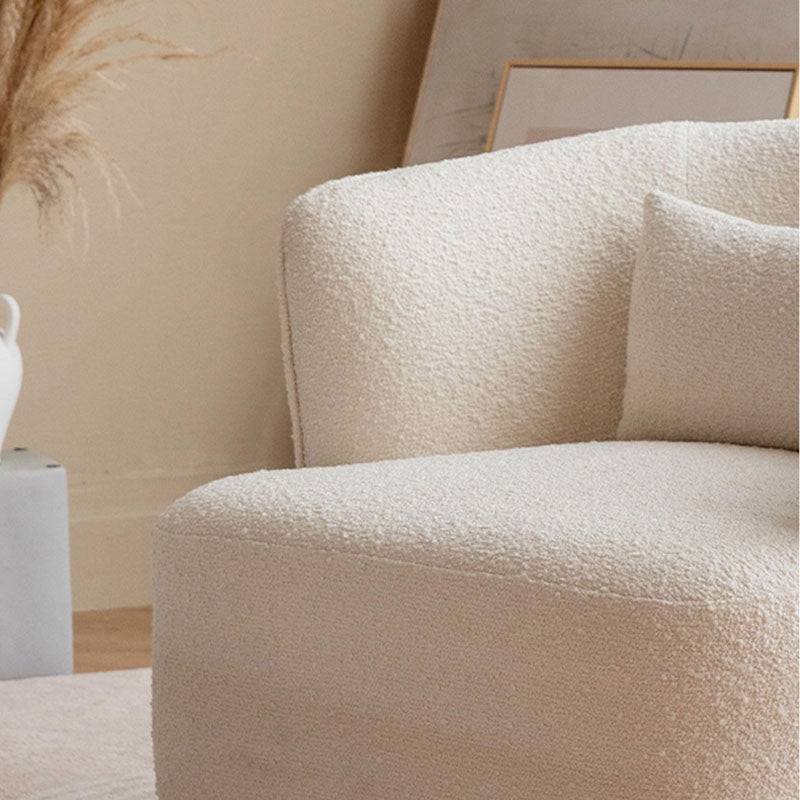 Nordic Lambswool Backrest Sofa