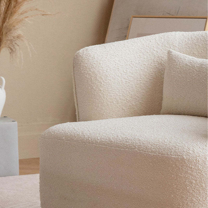 Nordic Lambswool Backrest Sofa