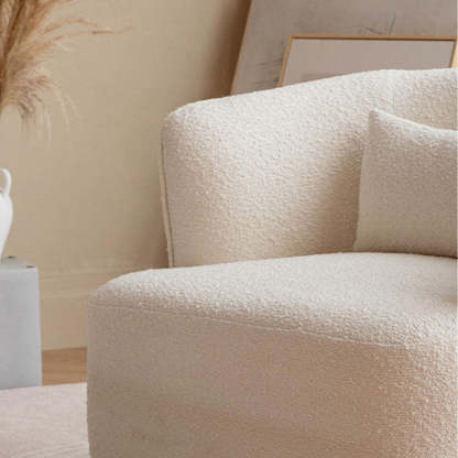 Nordic Lambswool Backrest Sofa