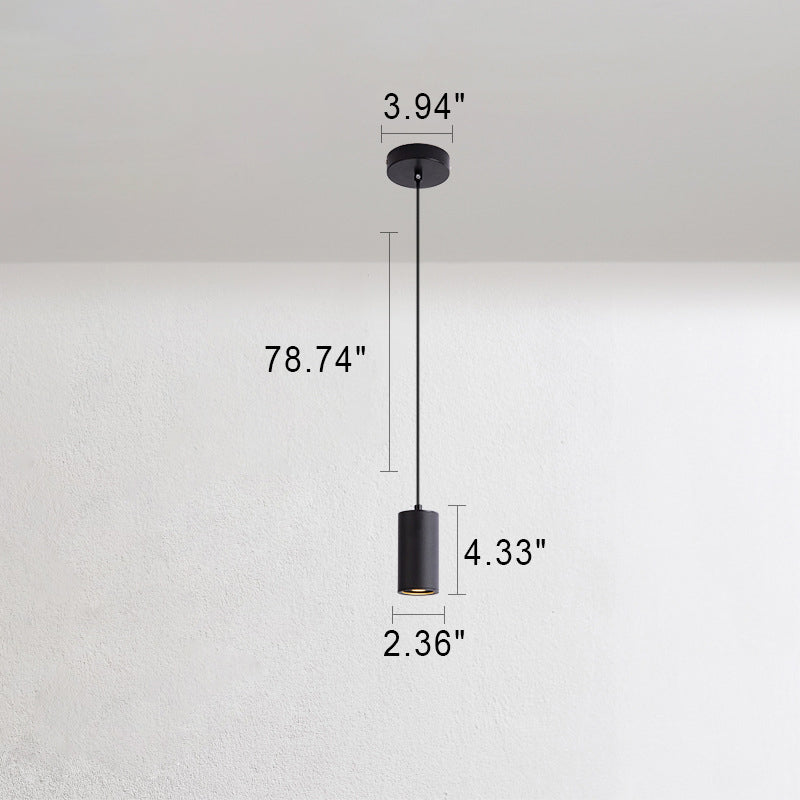 Nordic Column Iron Mini Pendant Light