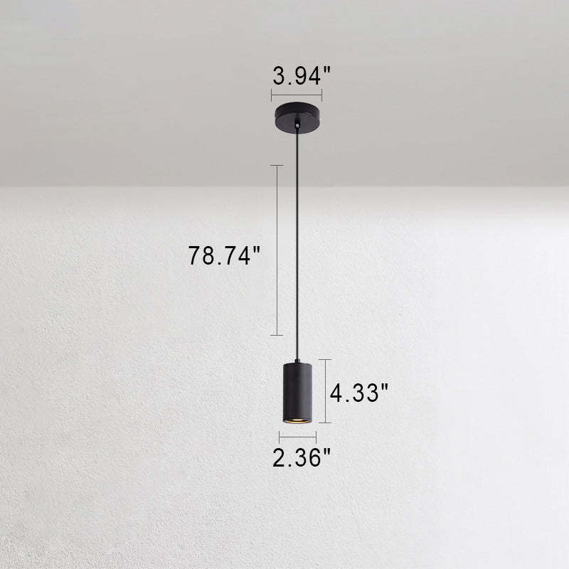 Nordic Column Iron Mini Pendant Light