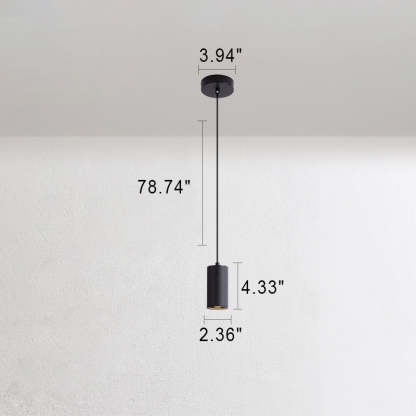 Nordic Column Iron Mini Pendant Light
